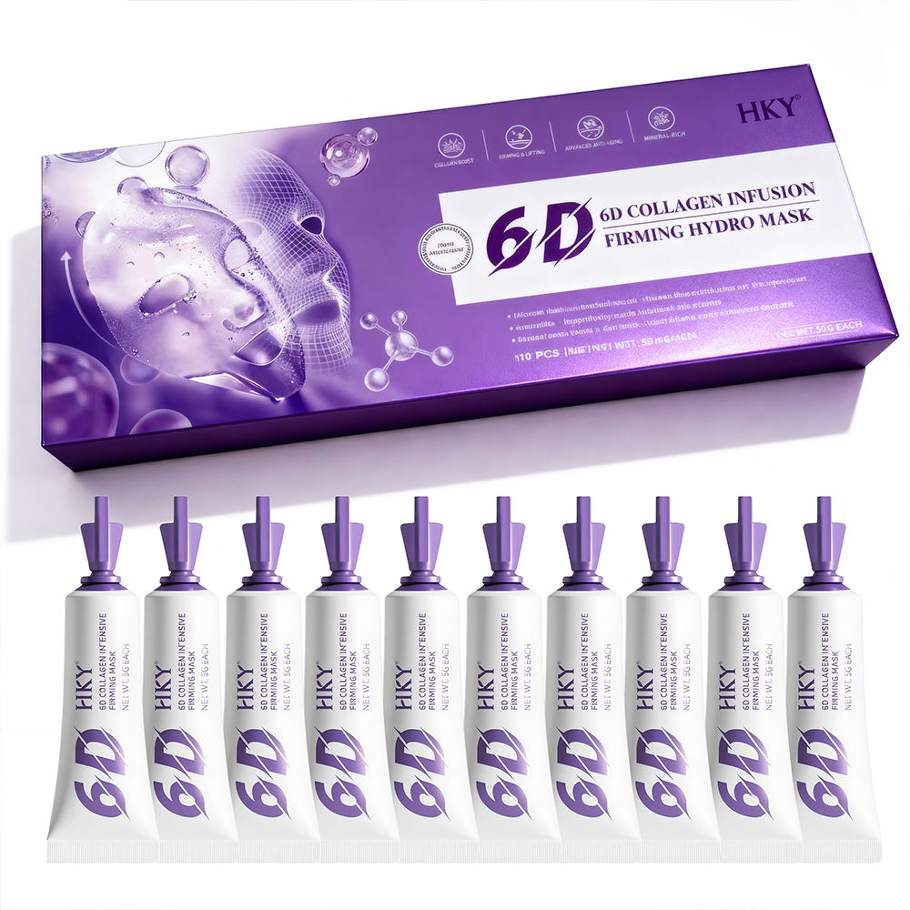 HKY 6D Collagen Niacinamide Peel Off Face Mask – PDRN & Ectoin, Salmon Egg Extract & Fibronectin for Firming & Repair – Conopeptide & Peptides, Sea Fennel Stem Cell – Anti-Aging, Brightening