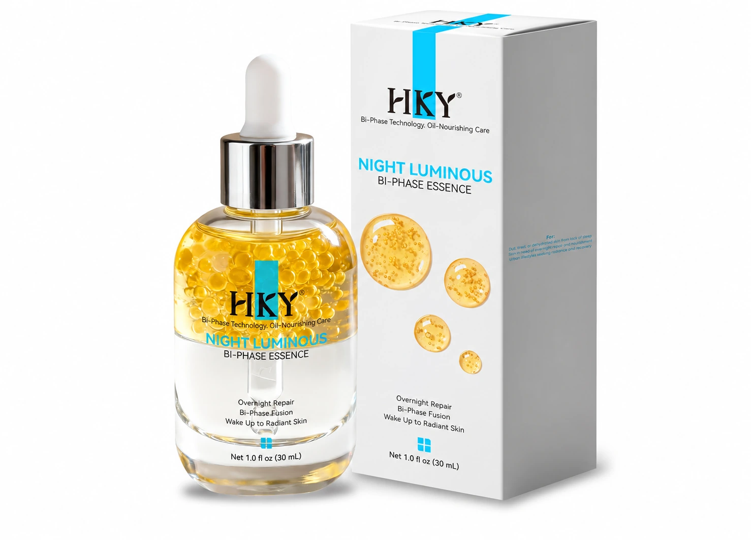 HKY Night Luminous Bi-Phase Essence bi-phase serum